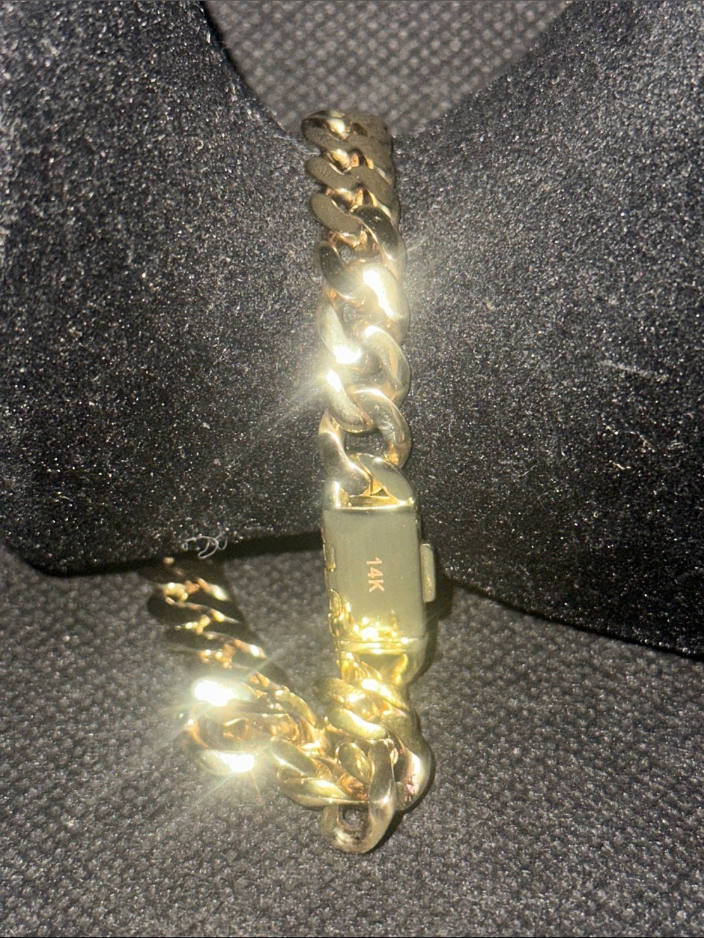 Gold-Tone Chain Bracelet with Crystal Accent - Women Jewelry